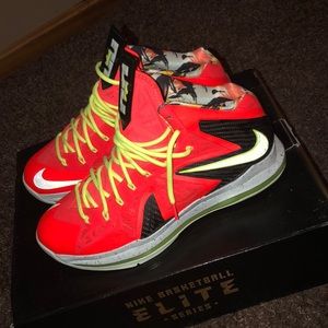 Lebron 10’s Size 12 “Crimson”